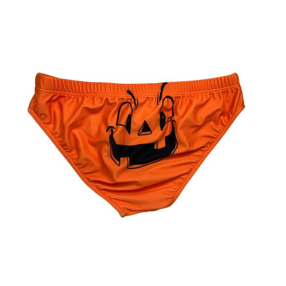 5-3 MOSCHINO NWT Men's Speedo Pumpkin Holidays M US32/EU48 - Picture 1 of 9